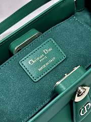 Dior Small Key Bag 22 Green Leather - 3