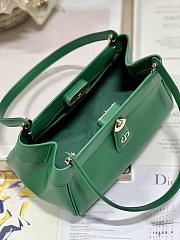 Dior Small Key Bag 22 Green Leather - 2