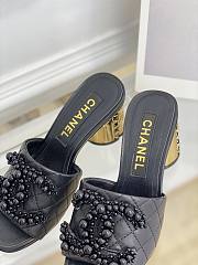 Chanel Black Leather Sandals 11798 - 5
