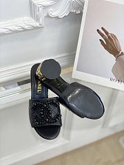 Chanel Black Leather Sandals 11798 - 4