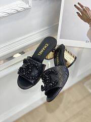 Chanel Black Leather Sandals 11798 - 6