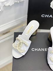 Chanel White Leather Sandals 11799 - 6