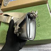 Gucci Dionysus Silver Leather Super Mini Bag - 3
