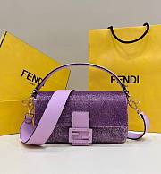 Fendi Baguette Purple Gilter - 1