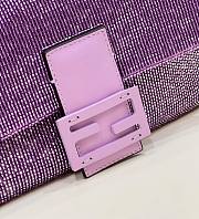 Fendi Baguette Purple Gilter - 6