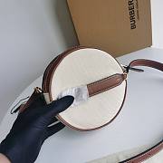 Burberry Logo Graphic Canvas and Leather Louise Bag - 4