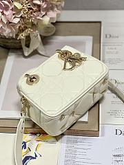 Lady Dior 95.22 Bag White Leather - 6