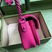 Gucci GG Marmont 26.5 Matelassé Leather Hot Pink 443497 - 2