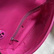 Gucci GG Marmont 26 Matelassé Leather Hot Pink 443497 - 5