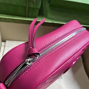Gucci GG Marmont 24 Matelassé Leather Hot Pink 49123148 - 4