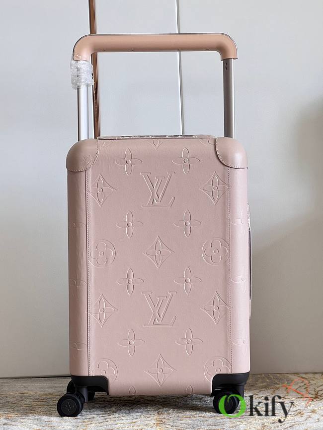 Louis Vuitton HORIZON 55 Luggage Embossed Monogram Tan  - 1