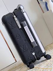 Louis Vuitton HORIZON 55 Luggage Embossed Monogram Black - 3
