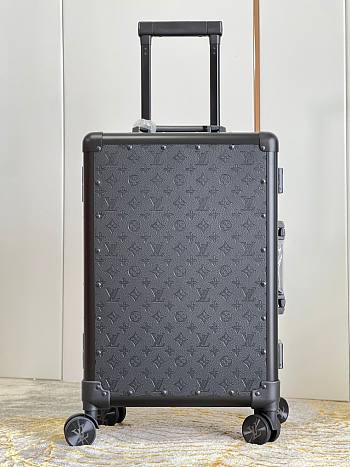 Louis Vuitton HORIZON 55 Luggage Embossed Black