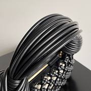 Bottega Veneta Double Knot Top Handle Bag Black - 4