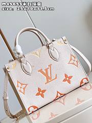 LV Onthego PM Monogram in Orange  - 5