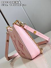 LV Easy Pouch On Strap Pink Monogram - 6