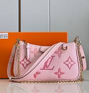 LV Easy Pouch On Strap Pink Monogram - 1