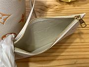 LV Neverfull MM Monogram Empreinte Leather Beige Clair - 5