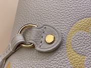 LV Neverfull MM Monogram Empreinte Leather Beige Clair - 6