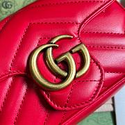 Gucci GG Marmont 16.5 Matelassé Leather Black 476433 - 2