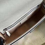 Gucci Petite GG mini shoulder bag in White Leather - 5