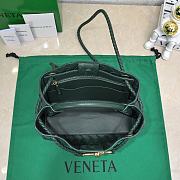 BV Andiamo Small leather tote bag Dark Green - 2