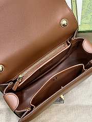 Gucci Blondie Small Top Handle Brown Leather 11911 - 4