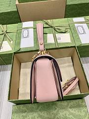 Gucci Blondie Small Top Handle Pink Leather 11913 - 5