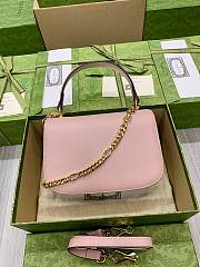 Gucci Blondie Small Top Handle Pink Leather 11913 - 3