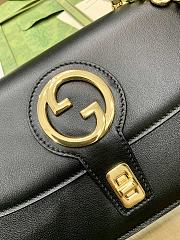 Gucci Blondie Small Top Handle Black Leather 11914 - 2