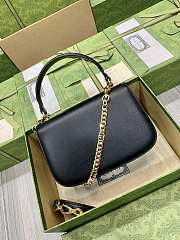 Gucci Blondie Small Top Handle Black Leather 11914 - 3