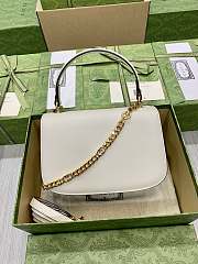 Gucci Blondie Small Top Handle White Leather 11915 - 4