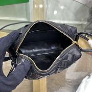 BV Mini Loop Camera Bag Black Lambskin - 2