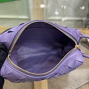 BV Mini Loop Camera Bag Purple Lambskin - 3