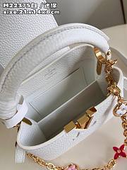 Louis Vuitton Capucines Mini 21 White Taurillon Leather - 2
