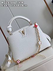 Louis Vuitton Capucines BB 27 White Taurillon Leather - 4