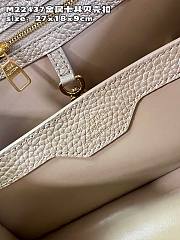 Louis Vuitton Capucines BB 27 Champagne Gold Leather - 2