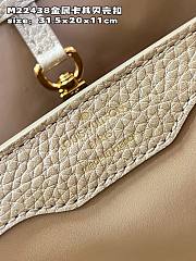 Louis Vuitton Capucines MM 31 Champagne Gold Leather - 2