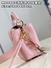 L.V Capucines Mini 21 Pink Taurillon Leather 11943 - 4