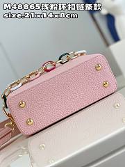 L.V Capucines Mini 21 Pink Taurillon Leather 11943 - 3