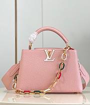 L.V Capucines BB 27 Pink Taurillon Leather 11944 - 1