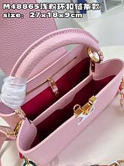 L.V Capucines BB 27 Pink Taurillon Leather 11944 - 5