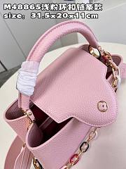 L.V Capucines MM 31 Pink Taurillon Leather 11945 - 4