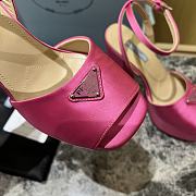 Prada high-heeled satin sandals pink 11cm - 2