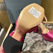Prada high-heeled satin sandals pink 11cm - 3