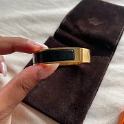 Okify Hermes Clic H Bracelet Black/ Gold - 4