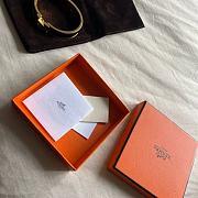 Okify Hermes Clic H Bracelet Black/ Gold - 2