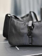 YSL Le5À7 Hobo Black Bag Black Hardware - 4