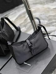 YSL Le5À7 Hobo Black Bag Black Hardware - 5