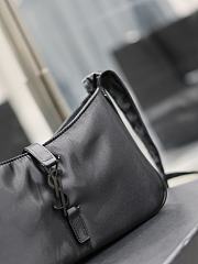 YSL Le5À7 Hobo Black Bag Black Hardware - 3